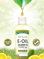 Dầu E oil 30.000IU (13.500mg) Nature’s Truth 100% Pure tinh khiết