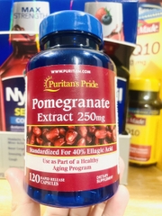 Pomegranate Puritan’s Pride 250mg - viên uống lựu chống nắng, giảm nám, sạm da da nắng