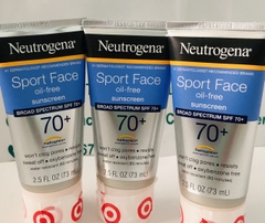 Kem chống nắng thể thao Neutrogena Sport Face oil Free SPF 70+73ml