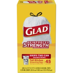 Glad Strenght trash bag - túi rác chịu được nặng ko rách