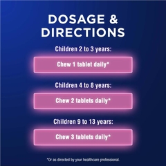 Kids Calcium & Vitamin D3 Ostelin - kẽo bổ sung Canxi D3 cho trẻ em - 90 viên (Úc)