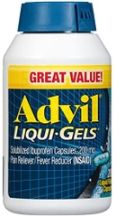 Advil Liqui-Gels 200mg Ibuprofen 200 viên - Thuốc Cảm Sốt Giảm Đau