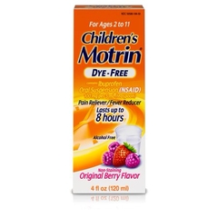 Siro Motrin trị cảm, hạ sốt (thành phần Ibuprofen) dành cho trẻ em 2- 11 tuổi - Children's Motrin Oral Suspension