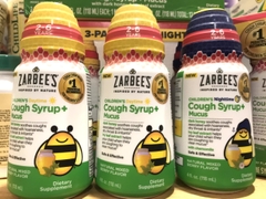 Siro ho cho bé 2-6t ZARBEE’S COUGH SYRUP + MUCUS CHILDREN Pack Day&Night