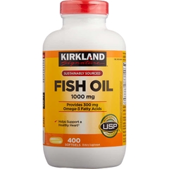 Kirkland Fish oil 1000mg - Dầu cá 400 viên
