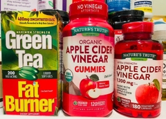 Kẹo dẻo giấm táo giảm cân Apple Cider Vinegar 120 Gummies  hãng Nature’s Truth