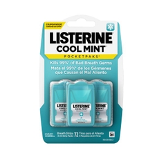 Vỉ ngậm thơm miệng Listerine Cool Mint- Pocket paks (xanh dương)