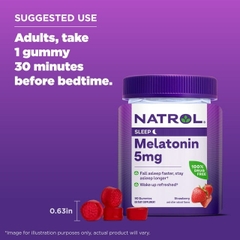 Kẹo hỗ trợ giấc ngủ, giúp ngủ ngon Natrol Melatonin 5mg 180v