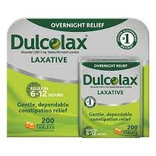 Viên uống giảm táo bón Dulcolax Laxative 200 Tablets