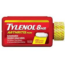 Thuốc giảm đau hạ sốt TYLENOL 8hr 650mg - Hộp 290 Viên