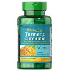 Viên uống tinh bột nghệ Turmeric Curcumin Puritan's Pride 500mg -  180 viên