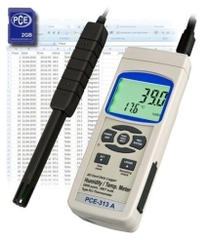 Máy đo nhiệt độ, độ ẩm PCE 313A (có thẻ nhớ)