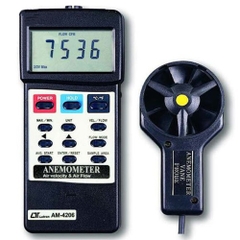 Máy đo tốc độ gió, lưu lượng gió LUTRON AM-4206
