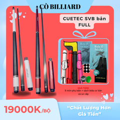 cơ bida lỗ CUETEC CYNERGY BẢN FULL