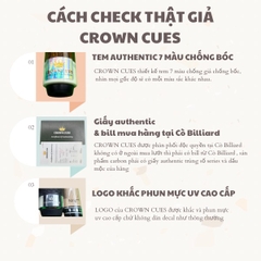 Cơ bida lỗ CROWN CUES MAX EIGHT PLUS(max8 plus)(độc quyền tại CÒ BILLIARD)