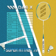 Vợt cầu lông Das X Super Attack 711