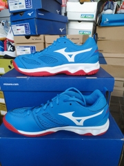 Giày Cầu Lông Mizuno Dynablitz- Xanh Trắng Đỏ