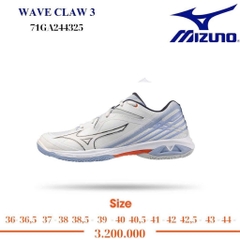 Giày Mizuno Wave Claw 3 trắng tím