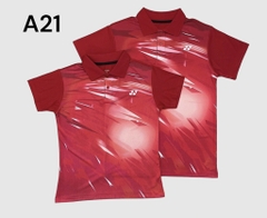Áo Cầu Lông Yonex Có Cổ A21 - Đỏ