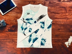 Áo Cầu Lông Yonex Sát Nách -  Trắng