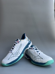Giày Tenis Mizuno ET 5AC trắng xanh