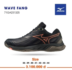 Giày Cầu Lông Mizuno Wave Fang 2- Đen Cam