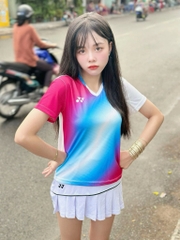 Áo cầu lông Yonex VT012 - Xanh Hồng