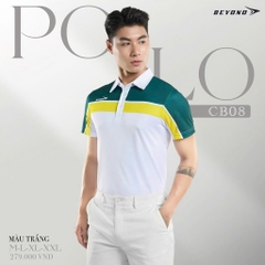 Áo Polo Beyono CB08 trắng