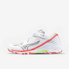 Giày cầu lông Mizuno Wave Claw 3 - Trắng Đỏ (Nội địa)