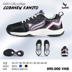 Giày cầu lông Kamito Cobanew - Đen Hồng