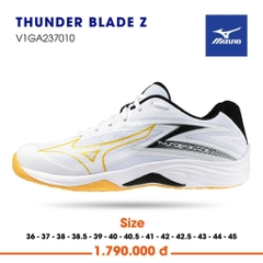 Giày cầu lông Mizuno Thunder Blade 2- Trắng Vàng