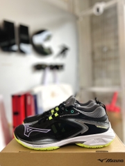 Giày cầu lông Mizuno Wave Claw Neo 3 - Đen Tím Chuối