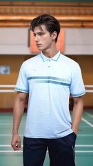 Áo Polo Vina AVP83 xanh