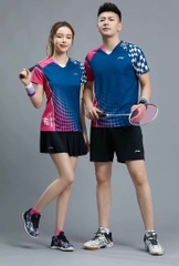 Áo Cầu Lông Lining VT015 - Xanh Hồng