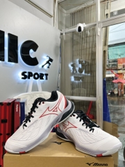 Giày cầu lông Mizuno Wave Fang 2 - Trắng Đỏ