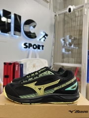 Giày cầu lông Mizuno Sky Blaster 3 - Đen Vàng Xanh