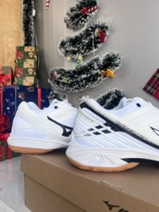 Giày cầu lông Mizuno Wave Claw 3 - Trắng Đen