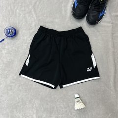 Quần đùi Thể Thao Yonex - Đen Viền Trắng