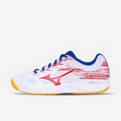 Giày cầu lông Mizuno Sky Blaster 2- Trắng Đỏ Xanh