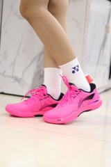 Giày Cầu Lông Lining AYAS018-6V Hồng Đen