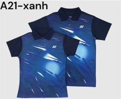 Áo Cầu Lông Yonex Có Cổ A21 - Xanh Bích