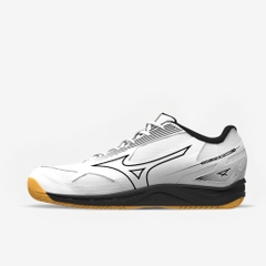Giày Cầu Lông Mizuno Cyclone Speed 4 - Trắng Đen Bạc