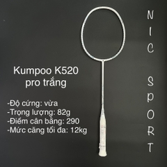 Vợt Cầu Lông Kumpoo K520 Pro (Tặng lưới)