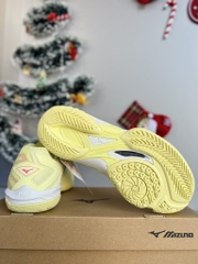 Giày Cầu Lông Mizuno Wave Claw El 2- Vàng Hồng