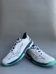 Giày Tenis Mizuno ET 5AC trắng xanh