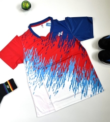Áo Cầu Lông Yonex T11 - Xanh Đỏ