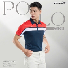 Áo Polo Beyono CB08 xanh đen