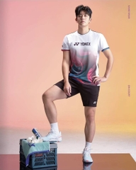 Áo cầu lông Yonex LR018 - Trắng Hồng