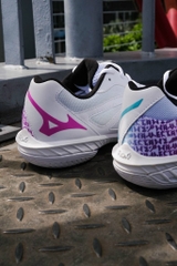 Giày Cầu Lông Mizuno Wave Claw 2- Trắng Hồng