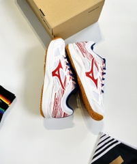 Giày cầu lông Mizuno Sky Blaster 2- Trắng Đỏ Xanh
